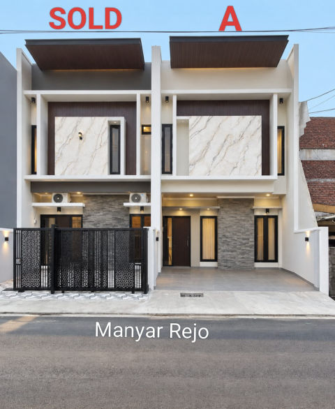 Dijual Rumah Manyar Rejo Baru Gress